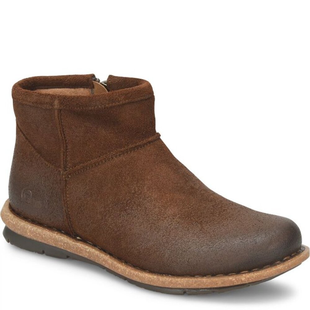 NEW BORN Made In Mexico Suede Tinley Distressed Comfort Booties 1125 5m3